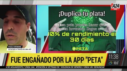 ⚠️ VÍCTIMA DE PETA, OTRA ESTAFA PIRAMIDAL: "A LAS TRES SEMANAS ME QUEDÉ SIN NADA"