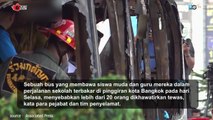 Lebih dari 20 Orang Tewas dalam Kebakaran Bus Sekolah di Bangkok