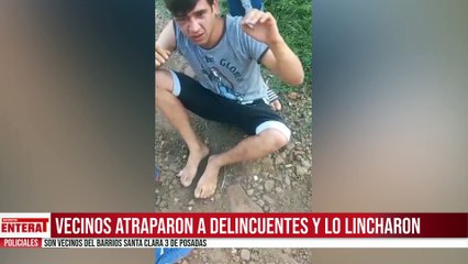 Vecinos lincharon a un ladron cansados de que les robe