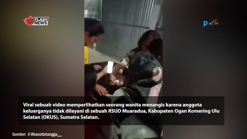 RSUD Oku Selatan Terekam Video Viral Pasien Krisis Tak Dilayani