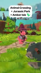 Amber Isle brings cozy vibes to a dinosaur game!  #amberisle #dinosaur #cozygames