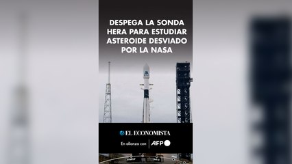 Despega la sonda Hera para estudiar asteroide desviado por la NASA