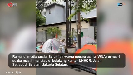 Pencari Suaka Asing Ditemukan Menetap di Belakang Kantor UNHCR
