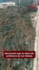 Obras de pavimentação se arrastam desde junho no Tabuleiro