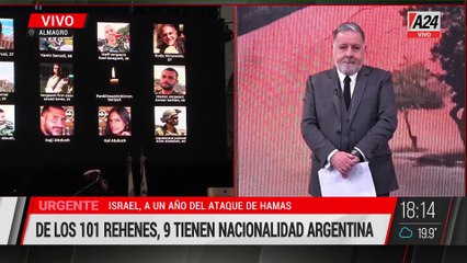 ISRAEL A UN AÑO DEL HORROR: ACTO CONTRA EL TERRORISMO DE HAMAS