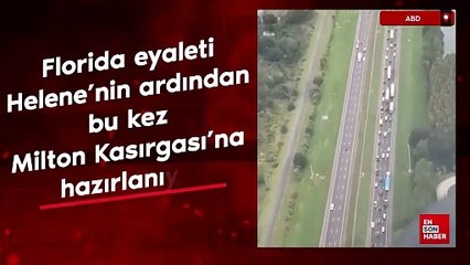 ABD'nin Florida eyaleti, Helene'nin ardından bu kez Milton Kasırgası'na hazırlanıyor