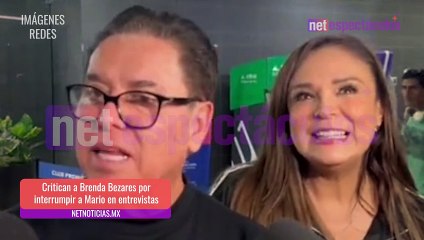Critican a Brenda Bezares por interrumpir a Mario en entrevistas