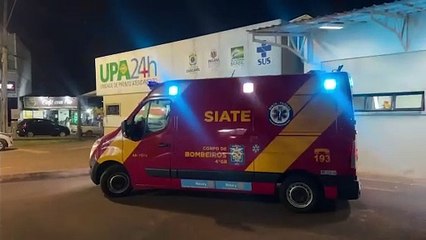 Siate atende pessoa em surto no viaduto da Avenida Rocha Pombo