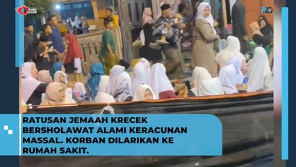 Ratusan Jamaah Krecek Bersholawat Alami Keracunan Massal, Korban Dibawa ke Rumah Sakit