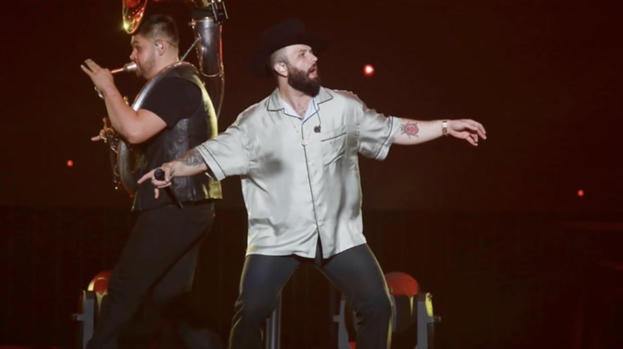 Carin León momentos antes de subir al escenario