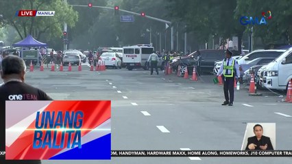 Parking at seguridad sa labas ng venue ng COC filing, mahigpit na binabantayan | Unang Balita