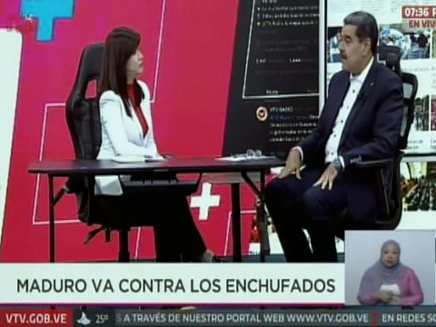 Presidente Nicolás Maduro: Estoy comprometido en la lucha contra los enchufados y los infiltrados