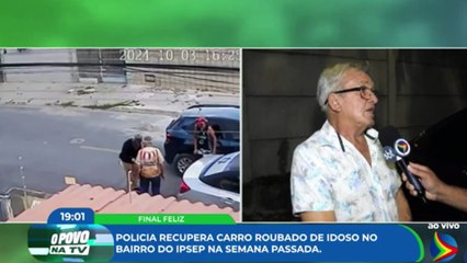 Idoso recupera carro que foi roubado no IPSEP