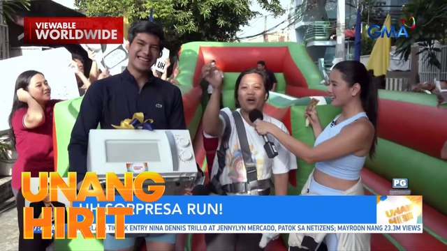 UH Sorpresa Run- Takbo kapalit ng sorpresa kasama sina Sean Lucas at Jenzel Angeles | Unang Hirit