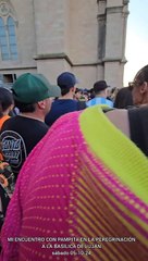 El mal momento que vivió Pampita en medio de la peregrinación a Luján