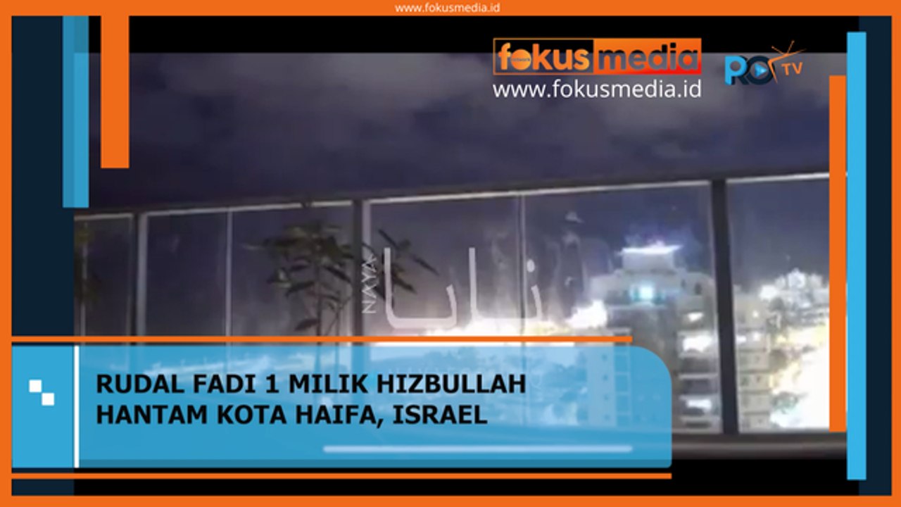 Rudal Fadi 1 Milik HIZBULLAH Hantam Kota Haifa, Israel