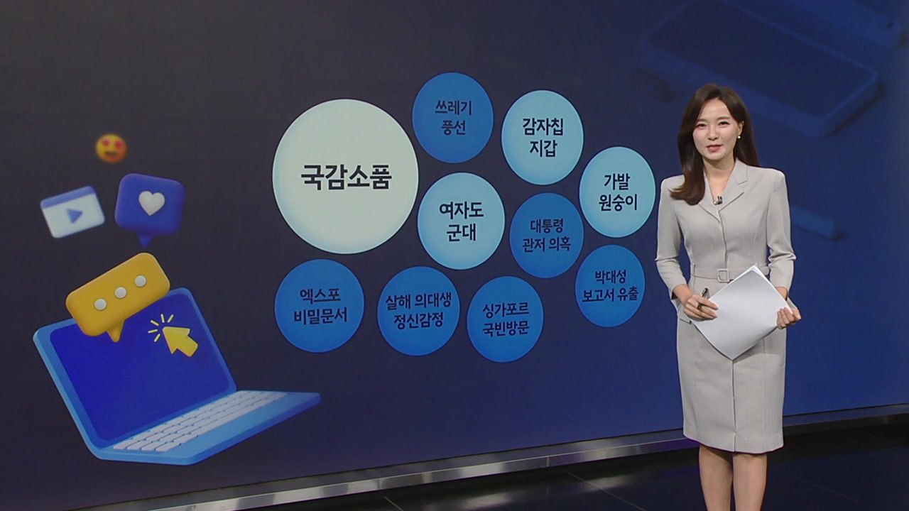 국감소품 (과거포함) / 황당 저출산 / 과자봉지 지갑 [앵커리포트] / YTN