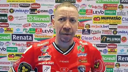 Cascavel precisa vencer no jogo de volta para avançar às quartas de final do Paranaense de Futsal