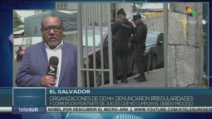 En El Salvador, organizaciones de DD. HH. denunciaron actos de corrupción