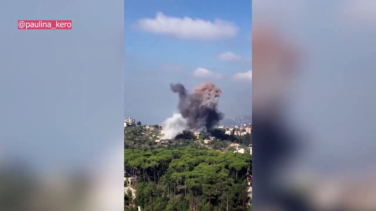 Al menos doce muertos, incluidos tres niños, en nuevos bombardeos israelíes al sur de Beirut