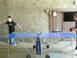 partie de ping pong