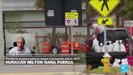 Ángel Meulenert: 'Milton es uno de los huracanes más grandes de los últimos tiempos'