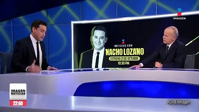 Nacho Lozano será el conductor del noticiero nocturno de Imagen Televisión