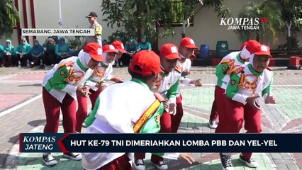HUT ke-79 TNI Dimeriahkan Lomba PBB dan Yel-yel