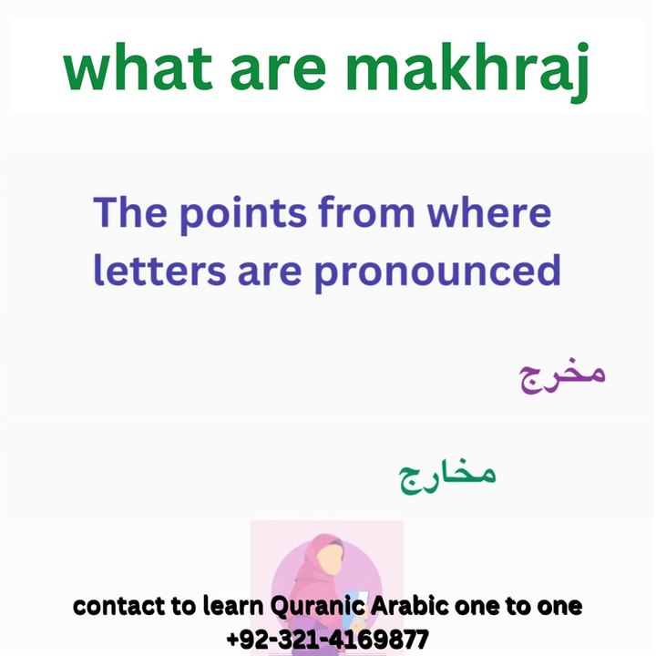 what are makhrij