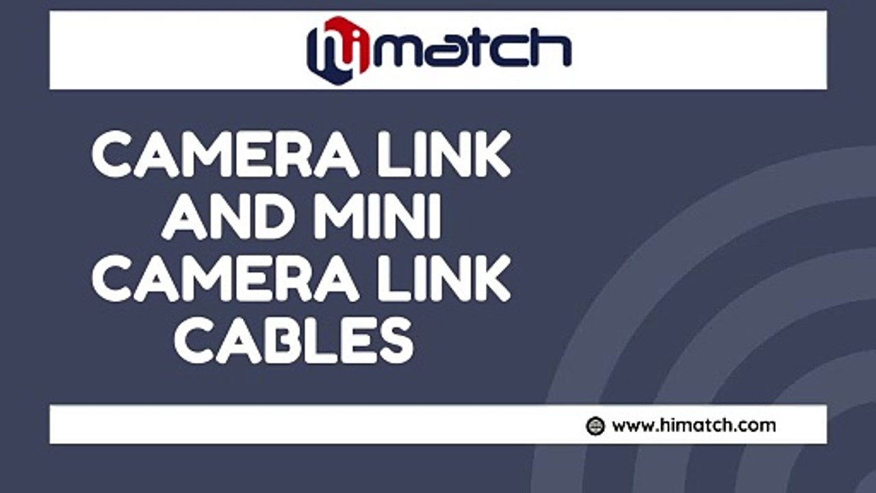 Role of Camera Link and Mini Camera Link Cables in High-Speed Imaging ...