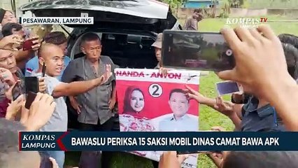 Bawaslu Periksa 15 Saksi Soal Mobil Dinas Camat Bawa APK Cabup