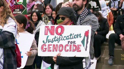Protesters call for Australia to sanction Israel over actions in Gaza and Lebanon
