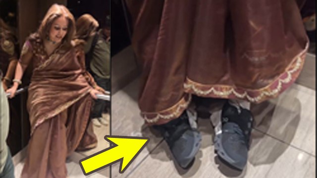Hina Khan Wears Shoes On Saree Shocking Reason, Apology To Designer Masaba Gupta Post Viral