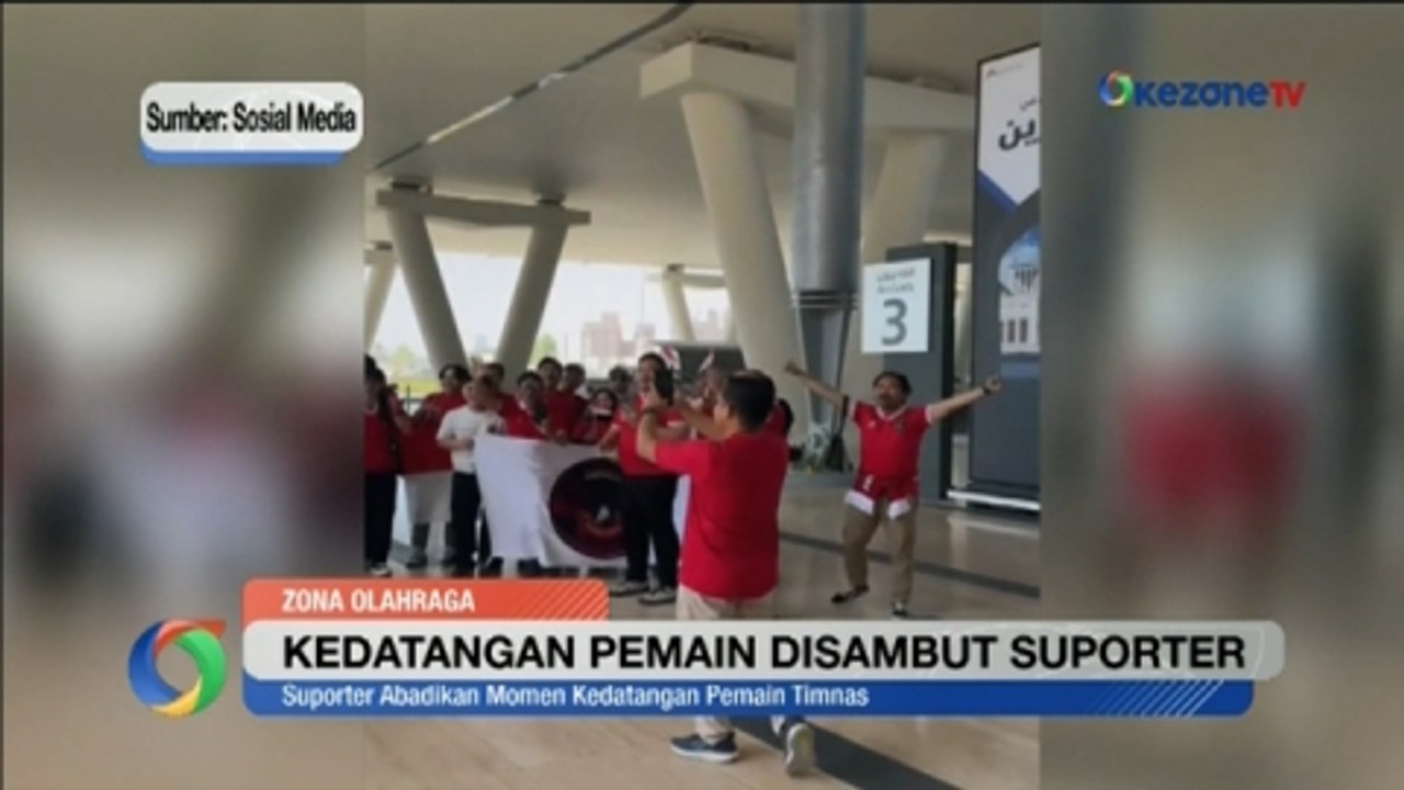 Timnas Indonesia Tiba di Bahrain, Disambut Meriah oleh Suporter Setia