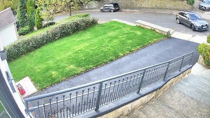 Audi driver smashes into home while doing a U-turn