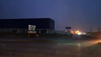 Intensa lluvia cae en Santa Cruz