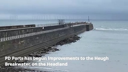 PD Ports begin repairing damage to Hartlepool’s Heugh Breakwater