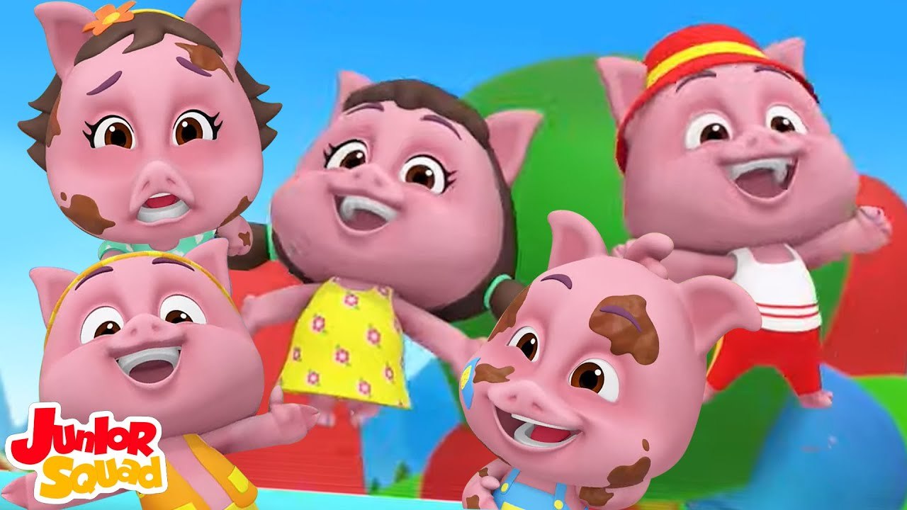 Cinco Cerditos Canción De Moda Para Niños Y Más Rimas Divertidas En Español