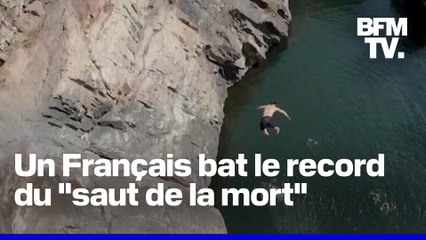 Un Français bat le record du monde du "saut de la mort"
