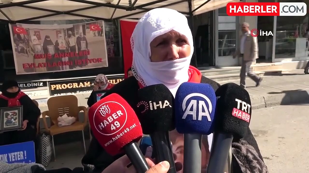 Muş'ta Evlat Nöbeti Devam Ediyor