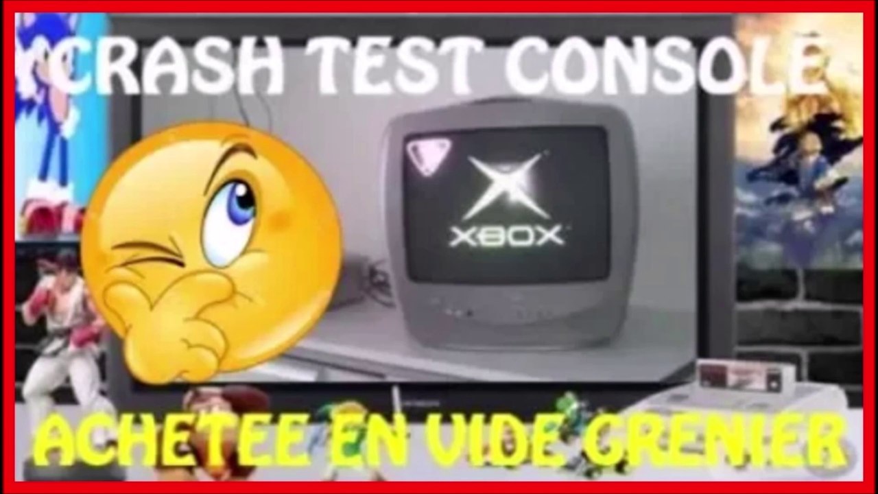 PREMIER CRASH TEST DE LA CHAÎNE !!! [ TEST D'UNE CONSOLE XBOX CRISTAL ACHETÉE EN VIDE GRENIER ]