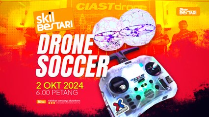 Apabila dron bermain bola sepak!