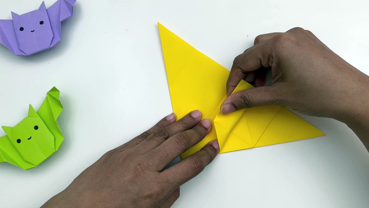 Paper Bat Craft / How to Make Bat With Paper At...