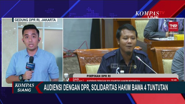 Audiensi Dengan DPR Buntut Cuti Massal, Solidaritas Hakim Indonesia Bawa 4 Tuntutan