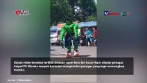 Moment Kocak Super Hero dikejar Satpol PP