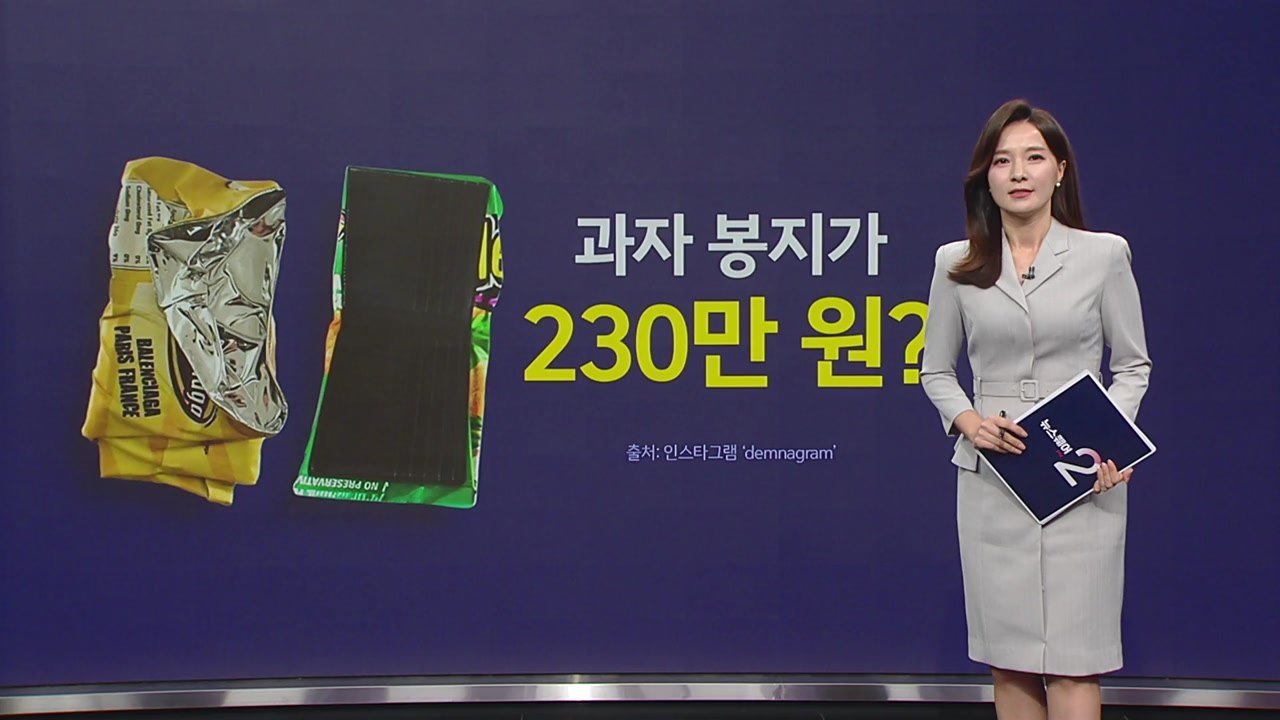 과자 봉지? NO! 230만 원짜리 '명품 지갑' [앵커리포트] / YTN