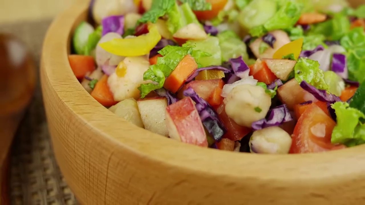 Fusion Salad Recipe and dressing recipe by Food Fusion