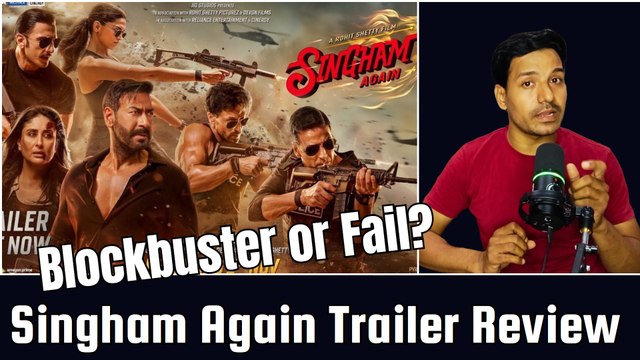 Singham Again Story Review | Rohit Shetty Cop Universe | Ajay Devgn, Akshay Kumar, Deepika Padukone, Kareena Kapoor Khan, Tiger Shroff, Ranveer Singh, Arjun Kapoor and Jackie Shroff