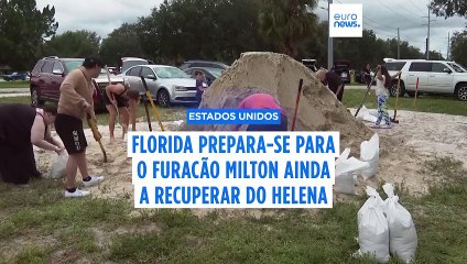 Florida prepara-se para o furacão Milton ainda a recuperar do Helena