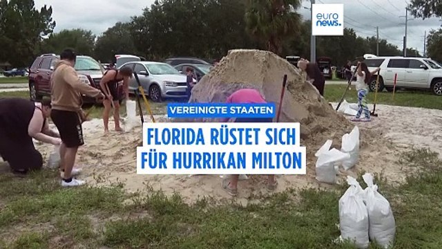 Hurrikan Milton nähert sich Florida: Bewohner bereiten sich auf neue Katastrophe vor